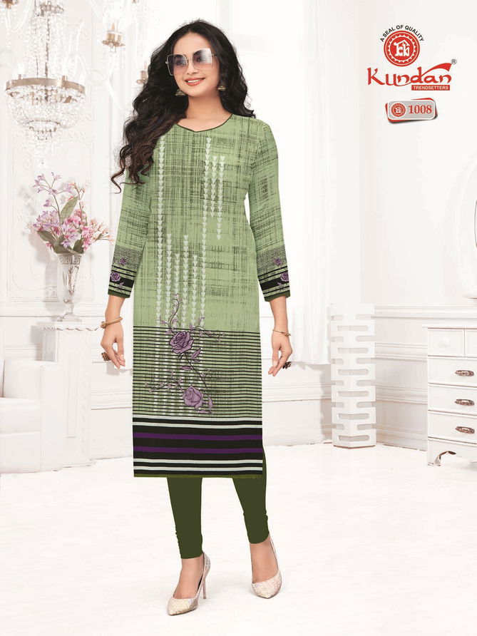 Malang Vol 1 By Kundan Daily Wear Cotton Straight Cut Kurti Wholesale Online